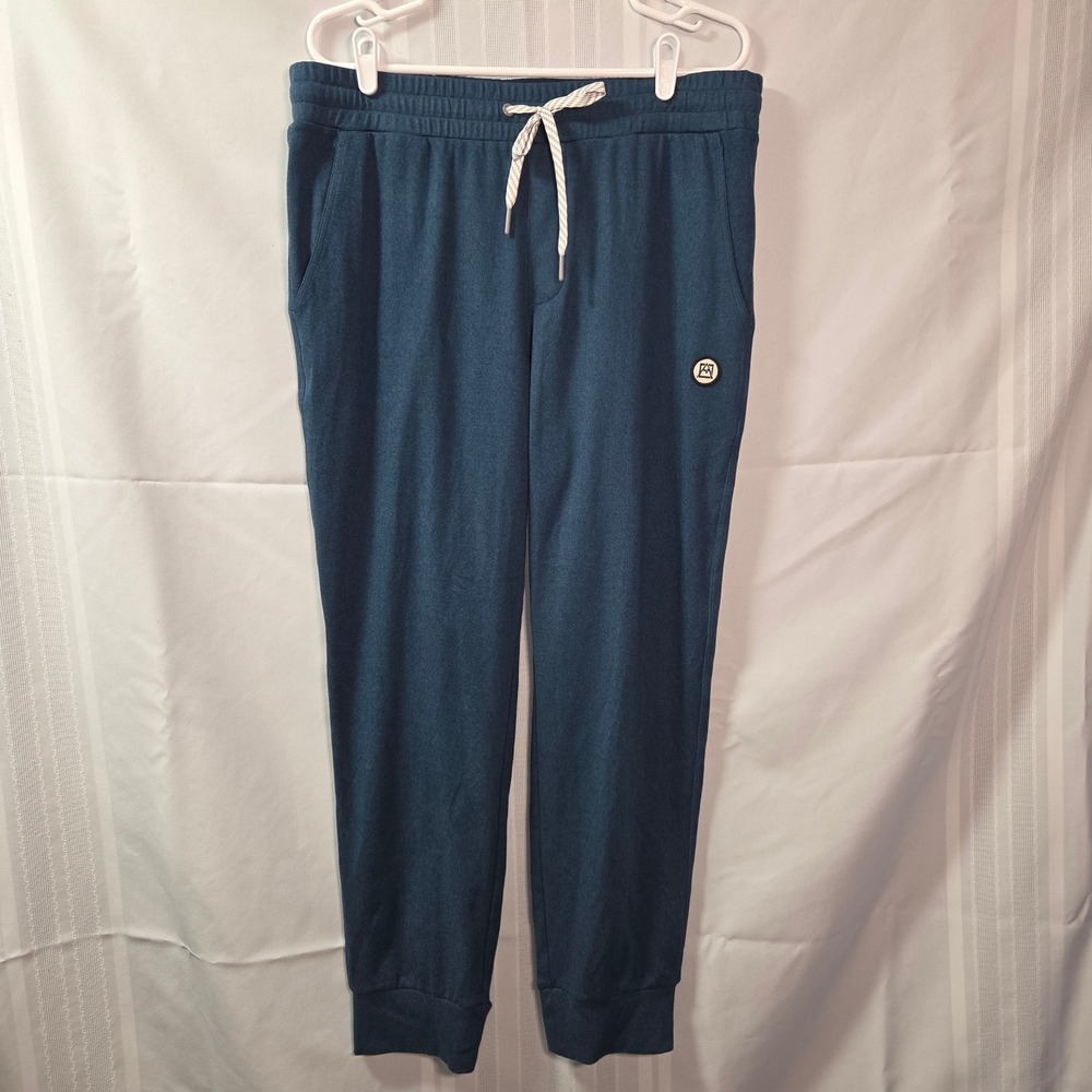 Avalanche Joggers Mens L Blue CAM724 Outdoor Supply Elastic Drawstring Cuffed
